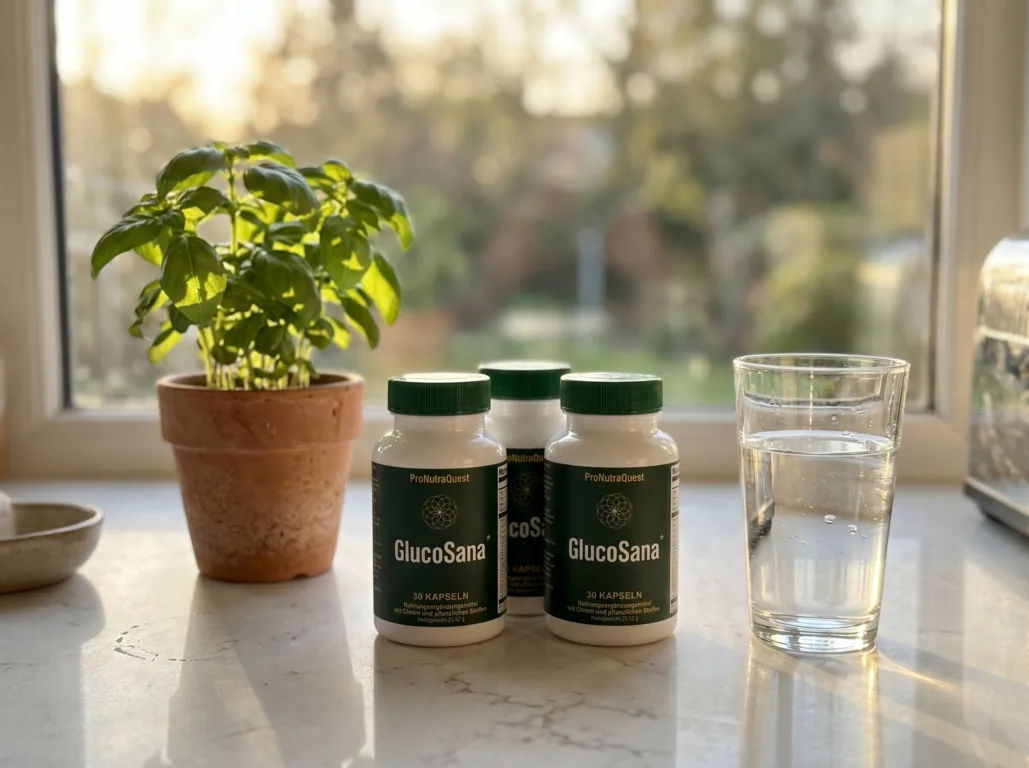 GlucoSana 3-Flaschen-Paket mit 60-Tage-Geld-zurück-Garantie