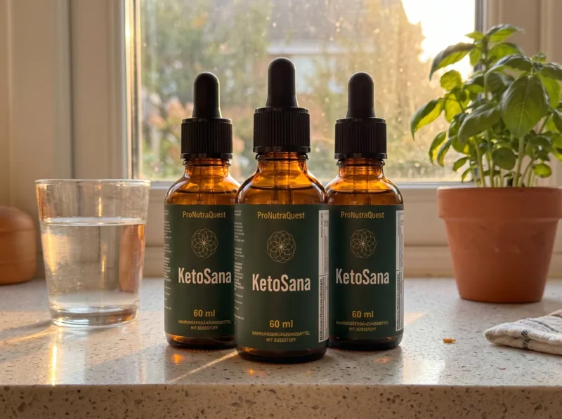 KetoSana 3-Flaschen-Paket mit 60-Tage-Geld-zurück-Garantie