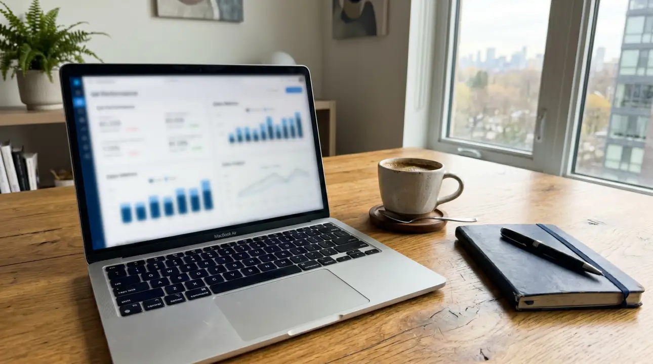 KlickTipp Marketing Automation auf einem Laptop für automatisierte Lead-Generierung