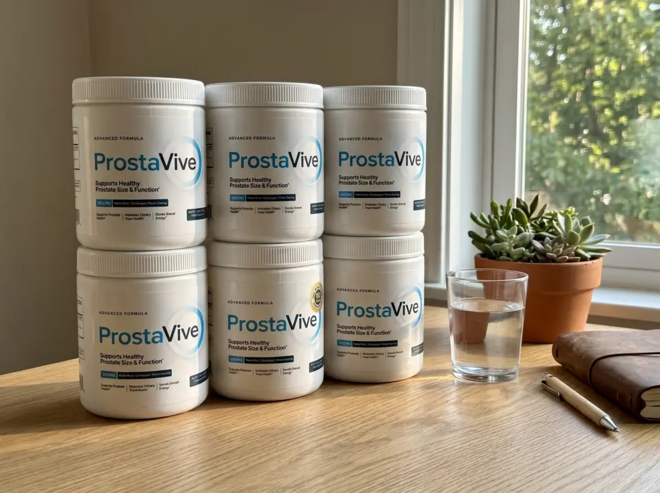 Six months supply of ProstaVive powder with a 180-day money-back guarantee